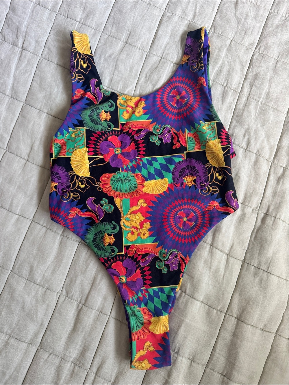 REINA OLGA FUNKY print One-Piece Swimsuit